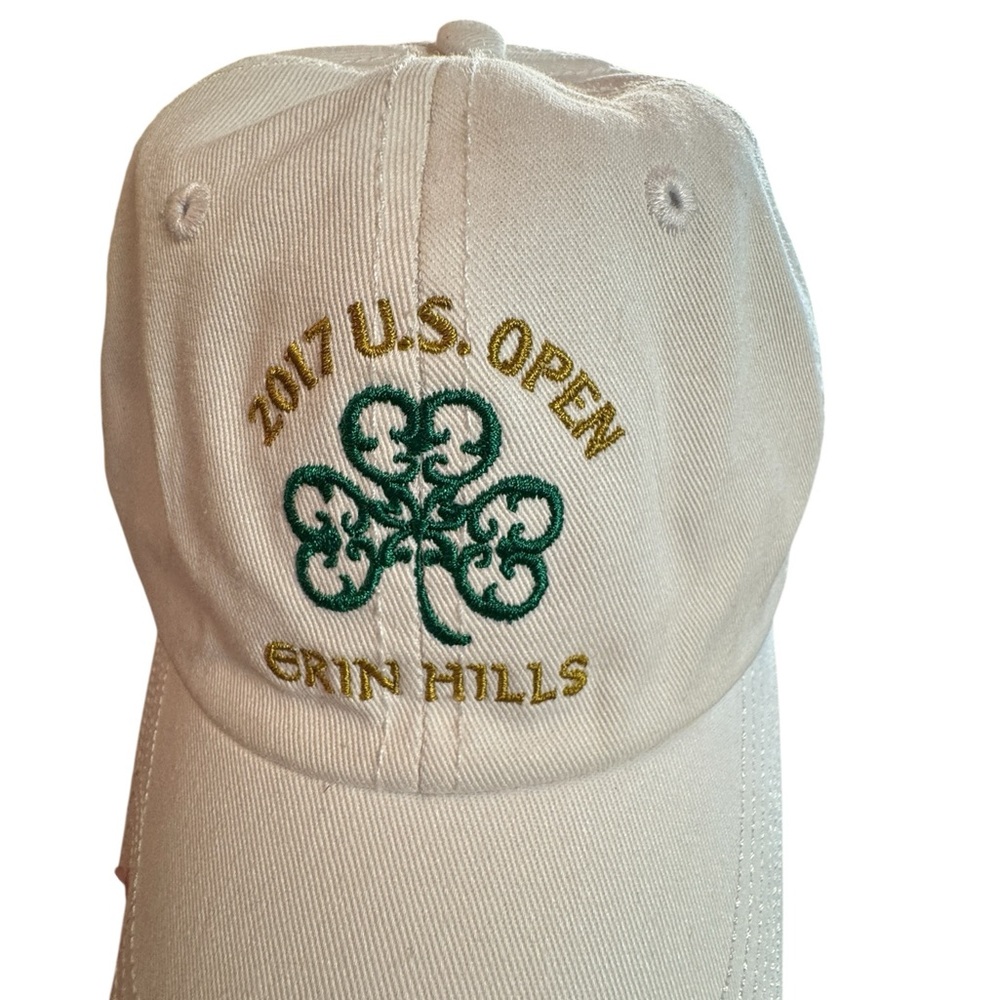 2017 US Open Erin Hills Golf USGA Member White Green Adjustable Baseball Cap Hat